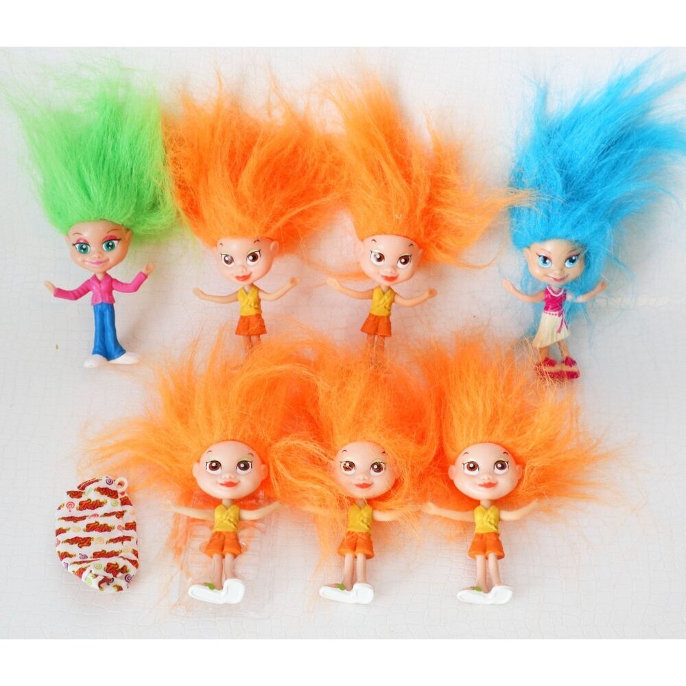 Lot Of 8 Trolls Doll/Mini Trollz Figure McDonalds
